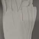 3 Pairs White Cotton Gloves for Dry Hands Eczema SPA Moisturizing - Work Glove Liners for Serving Costume Inspection
