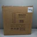 SpaceAid 7 Tier Rotating Shoe Rack Tower, Spinning Shoe Display Lazy Susan, Revolving 360 Shoe Rack Storage Round Carousel, Vertical Handbag Rotate Shoes Closet Organization (7-Tier White)