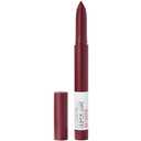 MAYBELLINE Super Stay Ink Crayon Lipstick Makeup, Precision Tip Matte Lip Crayon with Built-in Sharpener, Longwear Up To 8Hrs, Settle For More, Berry Wine Purple, 1 Count