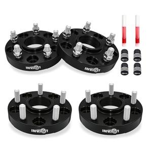 LUJIANI 4 Pack 5x127mm Wheel Spacers for 2022-2025 Gladiator JT Cherokee WL Wrangler JL, 1" Thick Hubcentric Tire Spacer, M14x1.5 Thread Studs & 71.5mm Centric Bore, 5x5 Hub Centric Wheel Adapters