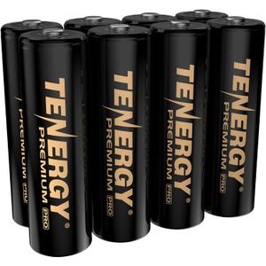 Tenergy Premium PRO Rechargeable AA Batteries, High Capacity 2800mAh NiMH AA Battery, 8 Pack Rechargeable Batteries