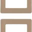 2 Pcs Tan Rear Window Switch Trim Repair Fix, Window Switch Repair Button Cap Cover Fit for 2000-2002 Silverado,NBS Silverado, Escalade,Escalade EXT, Yukon,Yukon XL, Tahoe, Sierra, Avalanche, Suburban