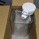 Automatic Dog Water Bowl Dispenser with Patented Faucet - 8L Large Gravity Cat Water Dispenser with Filter & Adjustable Base, Wide Mouth for Easy Clean, BPA-Free, Stainless Steel Pet Waterer for Pets (Transparent&White)