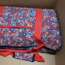 Jongyance American Mahjong Set, Mahjong Tiles Set, Red Bag, 166 White Tiles, 4 All-in-One Rack/Pushers (Ma Jong, Mah-Jongg, Majiang), 5.1 X 21.2 X 10.6 Inches