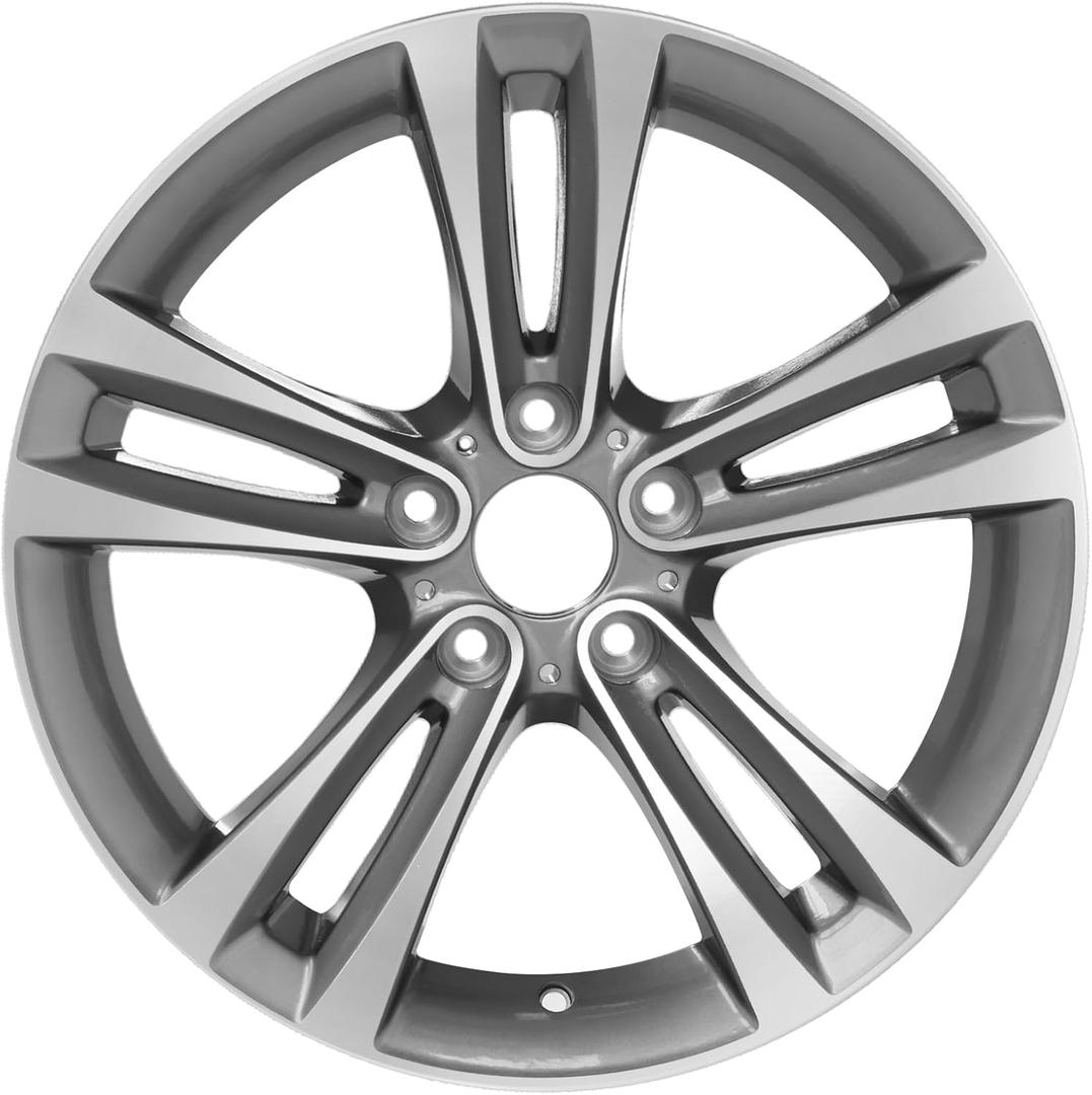 18" X 8" Wheel Rim Fits for BMW 3 Series 4 Series OEM Design Wheel 18" 18x8 Machined Grey 2012-2020 Single Replacement Rim