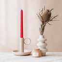 LYOBATH 30 Pack Red Taper Candles - Taper Candles 10 Inch Dripless, Smokeless & Unscented - 8 Hours Long Burning - Hand Poured Tall Candlesticks - Ideal for Weddings, Dinner Parties, and Home Decor