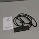 Acer USB Hub 4 Ports, Multiple USB 3.0 Hub, USBA Splitter for Laptop with Type C Power Port, Extender for A Port Laptop, PC, Desktop and More (4ft)