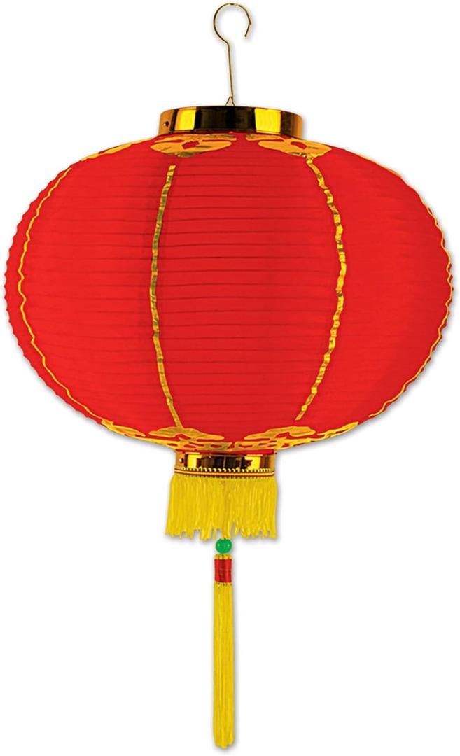 Beistle Good Luck Lantern with Tassel (1 Count (Pack of 1))