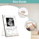 Under the Sea Ultrasound Picture Frame, Adorable Ocean Baby Shower Decorations, Gender Reveal & Baby Sonogram Picture Keepsake, Pregnancy Gifts for New Moms, Pregnancy Announcement Memory Frame