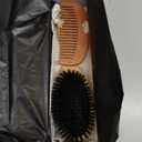 Belula 100% Boar Bristle Hair Brush Set (Medium). Soft Natural Bristles for Thin and Fine Hair. Restore Shine And Texture. Wooden Comb, Travel Bag and Spa Headband Included!