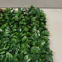 Artificial English Laurel Leaf Expandable Lattice Privacy Fence Screen