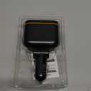 12V/24V 2-Socket 6 in 1 Cigarette Lighter Splitter with Voltage Detection, Alanph 145W Car Charger Adapter Dual USB QC3.0 &Type-C PD45W Fast Charging (6-Port)