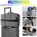 Hard Shell Carrying Case for PS5, PS5 Pro, Travel Protective Bag Suitable for Playstation 5 Digital Edition, Console, Controllers, Headset and Gaming Accessories, Grey, 17" X 10" X 10.5"