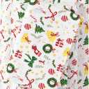 Great Bay Home Christmas Flannel Sheet Set Full Size - 100% Turkish Cotton, Double-Brushed, Winter Bed Sheets - Ultra-Soft, Cozy, 4-Piece Holiday Bedding Set (Celebration)