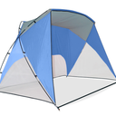 Sport Shelter Beach Shade 9' X 6' Blue, 54 Sq. Ft. of Shade Includes Carry Bag and Stake Kit, Lightweight