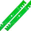 Youxmoto 42 inch Toothed Mulching Mower Blade Fit for Cub Cadet LT2042 Z42 LT2180 LT1018, 490-110-C129 742-04101 742-3033 759-04081CC-742-3033 OCC-742-04101, for MTD Z-16 53AC225G190 with 42" Deck