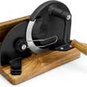 Manual Bread Slicer For Homemade Sourdough Bread,Foldable Manual Bread Slicer Features A Durable Aluminum Alloy Body And Sturdy Solid Wood Base, Suitable For Homemade And Commercial Use