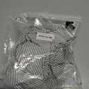 Aoudery Womens Button Down Shirt Dresses with Pockets Striped Cotton Shirts Collared Long Sleeve High Low Blouse Tops (Gray, L)