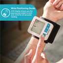 Homedics 700 Series Wrist Cuff Blood Pressure Monitor for Home Use, One-Touch Operation, Accurate Results, 2 Users, with Bluetooth Wireless Technology to The Homedics Health App (Smart)