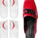 Arch Support Inserts Women for Flat Feet, Self-Adhesive Shoe Insoles for High & Low Arches, Non-Slip Cushion Pads for Flats Feet(Large, Arch Height: 0.47 in)