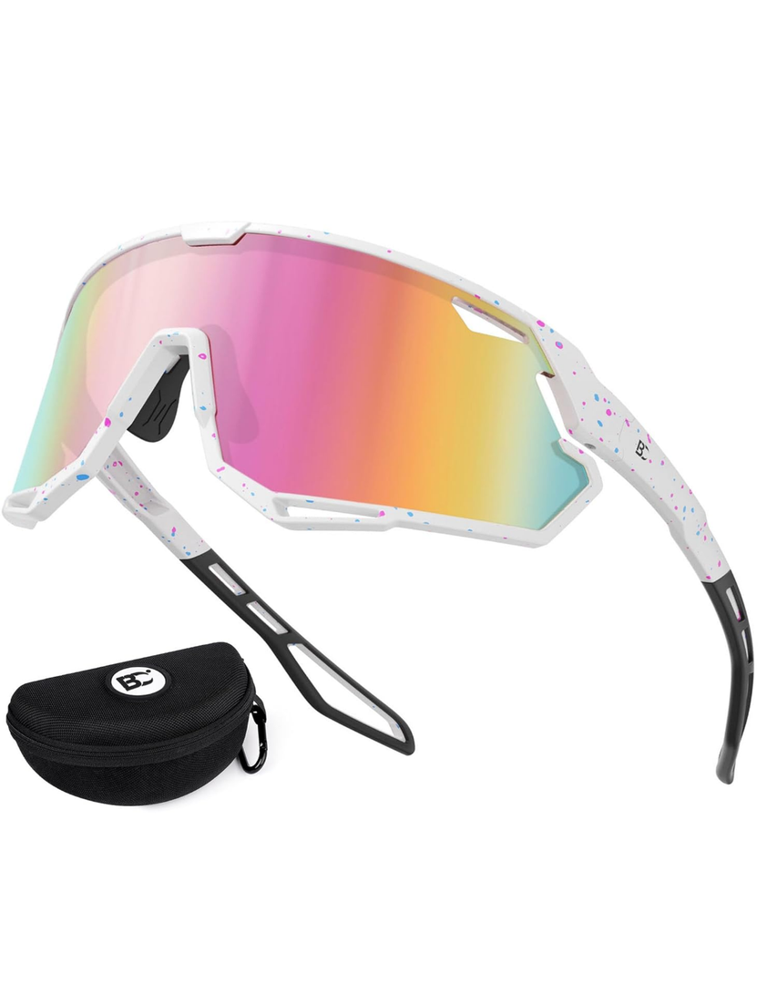 BIRCEN Baseball Cycling Sunglasses for Men - Women Running Shades Sports Glasses for MTB Mountain Bike Softball