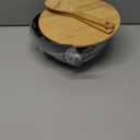 Vdomus Salad Serving Bowls with Lids - 5x10x10-Inch Bamboo Fiber Bowl Set with Wooden Lids - Multi-Purpose Bowl and Board Set for Kitchen - Mixing Bowl Set for Serving and Preparing Food - Set of 3