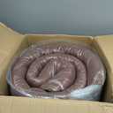 MAXYOYO Japanese Floor Mattress Futon Mattress, Thicken Tatami Mat Sleeping Pad Foldable Roll Up Mattress Boys Girls Dormitory Mattress Pad Floor Lounger Bed, Coffee, Queen