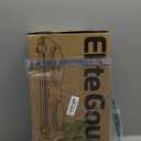 Elite Gourmet EDB302BF Countertop Double Cast Iron Burner, 1500 Watts Electric Hot Plate, Temperature Controls, Power Indicator Lights, Easy to Clean, Black