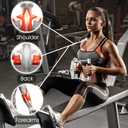 Yes4All Cable Machine Attachment, Row Handles, Tricep Rope, Straight Bar, V Bar, LAT Pulldown Accessories Load 880 LB for Home Gym