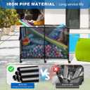271 Gallon pool storage | For Outdoor Pools/Decks/Beaches, Stores Swimming Rings/Floaters & More, With Lockable Wheels, Portable & Space-Saving, Large Size