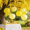 20Pcs Yellow Paper Lanterns Decorative, 6"8"10" Hanging Round Paper Lanterns Decorative for Bridal Shower Baby Shower Engagement Wedding Birthday Party
