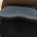 Seat Cushion for Office Chair and Car, Lumbar Support Pillow for Office Chair, Memory Foam Ergonomic Seat Cushion for Long Sitting, Back & Tailbone Pain, Sciatica - Black