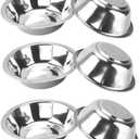 XZJMY Stainless Steel Bowls,6 Inch Flat Rim Flat Base Mixing Bowl,Dip Bowls Set Stackable Dishware safe,Set of 6
