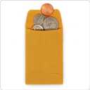 Quality Park #1 Coin Envelopes, 2 1/4 x 3 1/2, Gummed, Small Parts, Jewelry & Seed Envelopes for Garden, Office, 24 lb Kraft, 500 per Box (QUA50160)