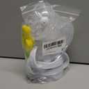 Straw Cup Conversion Kit for Philips Avent Natural Baby Bottles, Sippy Cups Transition Kit with Silicone Straw Top Nipples, Weighted Straw, Bottle Handle, Cleaning Brush for Toddler 6+ Month, 3-Pack (Transparent, White)