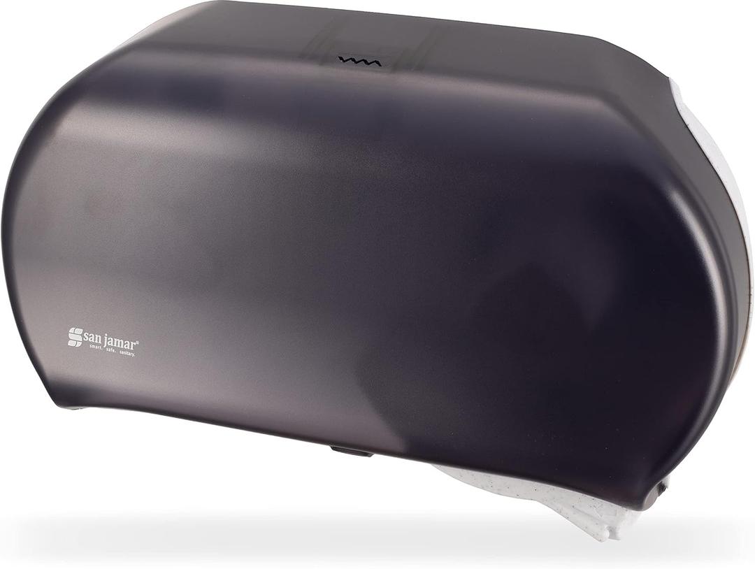 SJMR4000TBK - San Jamar Twin Roll Jumbo Tissue Dispenser