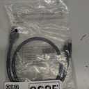 Monoprice Cat6 2ft Black Patch Cable UTP 24AWG 550MHz Pure Bare Copper Snagless RJ45 Flexboot Series Ethernet Cable