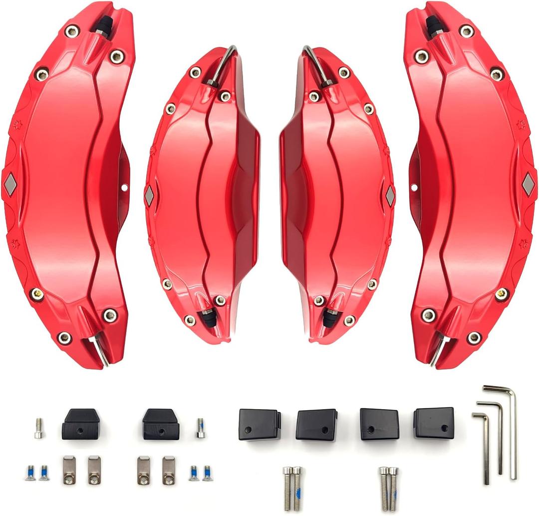 caliper covers set of 4 Compatible with modle S and model X Accessories with 2018 2019 2020 2021 2022