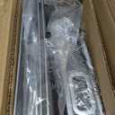 Marbrasse Desk Organizer with File Holder, 5-Tier Paper Letter Tray Organizer with Drawer and 2 Pen Holder, Mesh Desktop Organizer and Storage with Magazine Holder for Office Supplies (Silver)