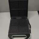 Baker’s Friend Belgian Waffle Maker, Square Waffle Iron, Waflera Electrica, Non Stick Cooking Plate, Classic & Multi Waffle Makers, 4Slice, Aqua