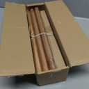 2 Pack Wood Curtain Rods 18 to 60 Inch,1 Inch Boho Adjustable Curtain Rod,Imitation Wood Grain Leaf Window Curtains Rods,Farmhouse Rustic Heavy Duty Drapery Poles,Brown Drapery Rod Set 18-60"