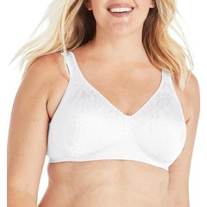 PLAYTEX 18 Hour Ultimate Lift and Support Wire-Free Bra (42DD, White)