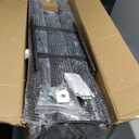 Street Light Pole 16Ft Tall, Solar Split Street Lamp Post for Outdoor Light Galvanized Heavy-Duty Metal Light Pole with Mounting Steel Anchors for Patio, Street Basketball Courts