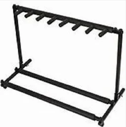 Guitar Stands Floor with 6 Guitar Holders, 3Tier Guitar Stand Multiple Guitars, Guitar Rack with Amp Stand & Cloth Drawer, Multi Guitar Stand for Music Studio, Guitar Accessories gift for Music Lover