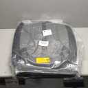 2 Front Car Seat Cover Fit for Jeep Liberty 2002-2012,Faux Leather Breathable Waterproof Liberty Seat Covers Automotive Cushion Protector Compatible with Airbag (2 Seats, Black & Grey)