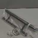 Oil Rubbed Black Grab Bar 17 Inch w/Towel Holder, iHansee Stainless Steel Shower Towel Bar Bathroom Balanced Support Handle, Wall Mount Safety Handrail Grab Rail for Elderly Senior Handicap Disabled