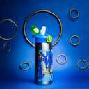 Zak Designs Sonic the Hedgehog Water Bottle for Travel and At Home, 19 oz Vacuum Insulated Stainless Steel with Locking Spout Cover, Built-In Carrying Loop, Leak-Proof Design (Sonic)