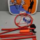 Kids Basketball Hoop with Electronic Scoreboard Adjustable Height 3.4ft-5.9ft Basketball Goals Toddler Basketball Hoop Indoor Outdoor Outside Backyard Basketball Toys Boys Girls Gift Age 3 4 5 6 7 8