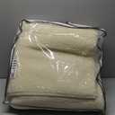 Mattress Topper Sheet Protector Underblanket Extra Thick Mattress pad Cover Woolmark Under Blanket (Queen 60" x 80" - 150 x 200 cm) Ecru/Cram