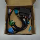 Upgrade Integration Wiring Harness Kit Fit for Dodge RAM 2019-2024 5 OR 8.4" to 12" Uconnect 5 5 with Display Integration Wiring Harness and Display Main Connector Adapter Lvds USB